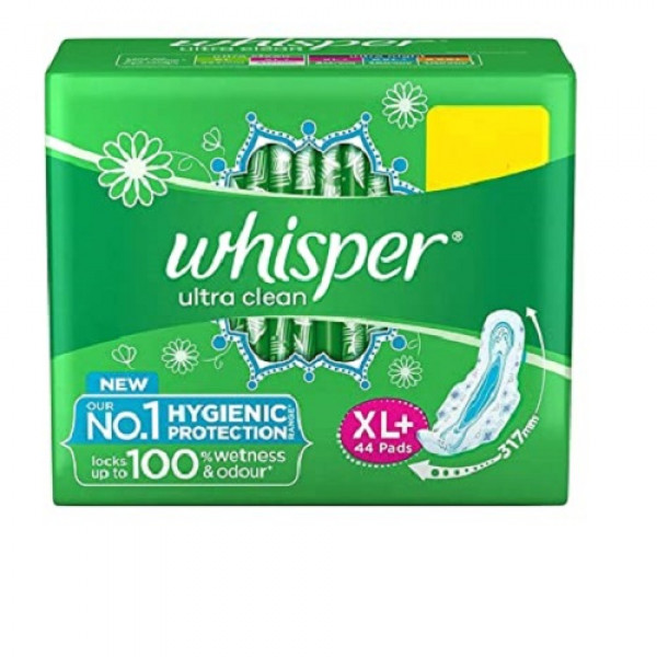 WHISPER ULTRA CLEAN XL+ HARBAL 44PAD